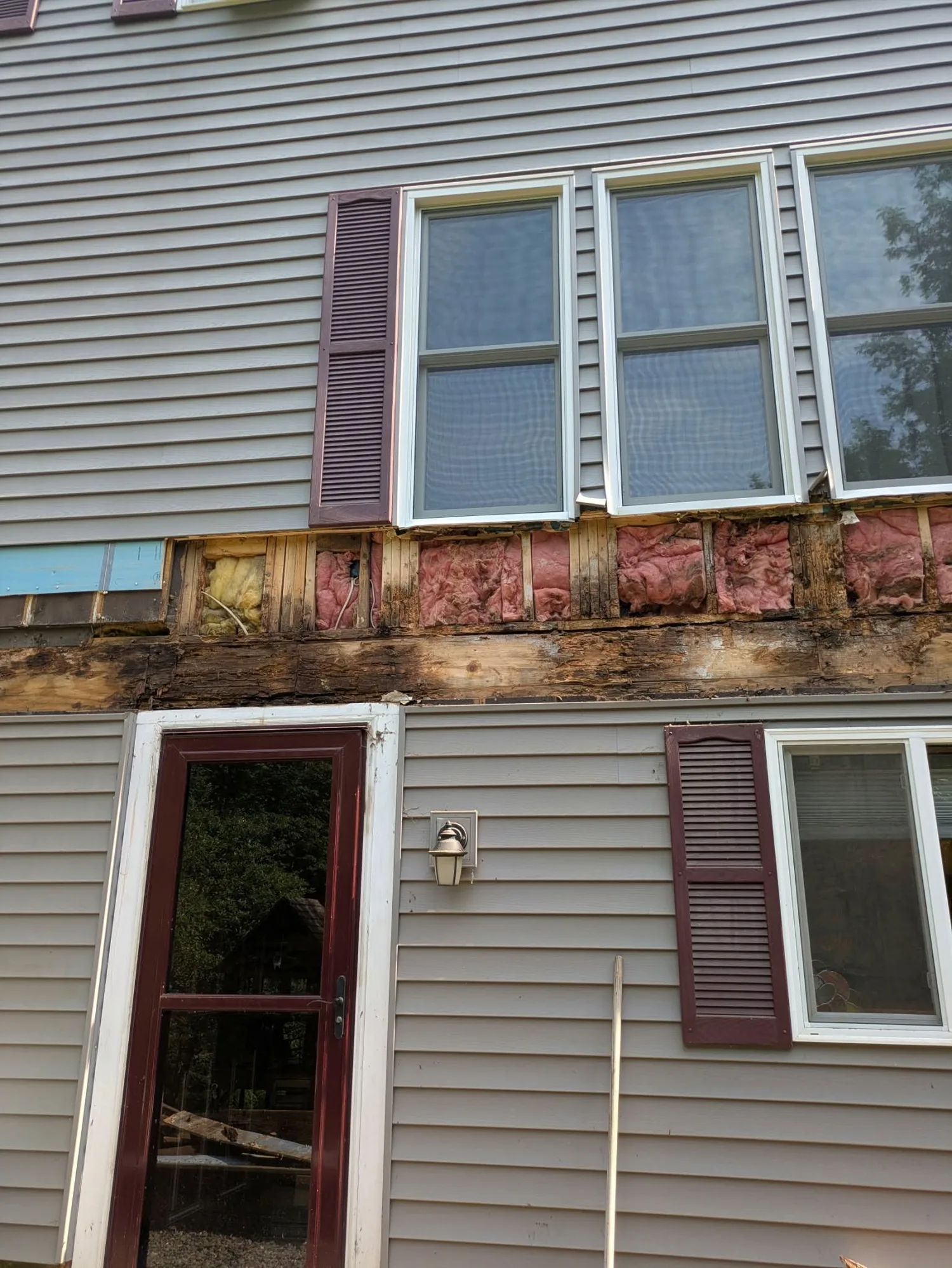 Custom deck by Stronghold Deck Company · Central Maine